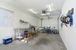 For the bike enthusiast, a bike work room with stands and tools is available